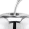 Homeroots 13" Silver Buffed Aluminum Decorative Apple Tabletop Sculpture 354642 - alternate 4