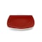 Gibson Home Soho Lounge 16 Piece Soft Square Stoneware Dinnerware Set in Red and White 131714.16R - alternate 4