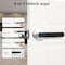Wrightmaster 5-in-1 Aluminum Smart Handle Lock with App Control, Fingerprint, IC Card, Keypad, Key Unlock ZR-YS - alternate 2