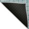 Homeroots 3' X 5' Teal Blue And Ivory Striped Washable Indoor Outdoor Area Rug 583462 - alternate 5