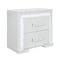 Global Furniture Usa Contemporary Naomi Silver Marble Nightstand With Led NAOMI-SILVER MARBLE-NS W/ LED - alternate 3
