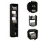 Homeroots 13" Black Laminate Display Stand With Four Shelves 477663 - alternate 1