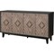 Homeroots 60" Charcoal and Brown Distressed Wood Sideboard with Four Doors 568404 - alternate 6