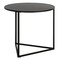 Homeroots 22" Black Steel Round End Table 543823 - alternate 5