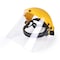 Safe Handler Face Shield, Polycarbonate, Yellow BLSH-ES-FSR - alternate 1