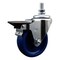 Service Caster 4 Inch Solid Polyurethane 12 Inch Threaded Stem Caster with Brake SCC-TS20S414-SPUS-PLB-121315 - alternate 1