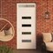 Vdomdoors Front Exterior Prehung Metal-Plastic Door, Manux 8113 White Silk, Top Sidelite Transom, Office Comm MANUX8113EXD-WS-W36xH80+14-RH - alternate 4