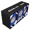 Deejay Led Two 6-in Woofers plus Two Tweeters and One Horn BLUE Empty Chuchera Speaker Enclosure D6T2H1BLUE - alternate 3