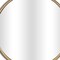 Homeroots 24" Gold Metal Round Accent Mirror 611865 - alternate 6
