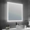 Anzzi Neptune 39 in. W x 32 in. H Frameless Rectangular LED Bathroom Mirror with Defogger in Silver BA-LMDFX009AL - alternate 1