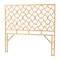 Bali & Pari Kalcya Bohemian Natural Rattan Queen Size Standalone Headboard 251-13867-ZORO - alternate 1
