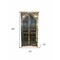 Homeroots 42in Brown Solid Wood Frame Curio Cabinet With One Shelf 489033 - alternate 3