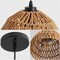Jonathan Y Campana 10.25" 1-Light Bohemian Modern Woven Rope/Iron LED Pendant, Brown JYL6513E - alternate 4