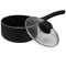 Oster Ashford 2 Quart Aluminum Nonstick Sauce Pan with Tempered Glass Lid in Black 80129.02 - alternate 2