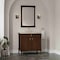 James Martin Vanities Kinnsden 36" Single Vanity, Sable Oak w/ 3 CM Tajnar Eclos Top D680-V36-SBK-3TJR - alternate 3