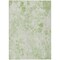 Homeroots 8' X 10' Green And Ivory Floral Washable Indoor Outdoor Area Rug 583091 - alternate 5