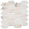 Andova Tiles Astor 2-in. x 4-in. Elongated Hexagon Glass Wall & Floor Mosaic Tile (0.99 Square Feet Per Box) Andova Tiles - alternate 4