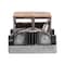 Homeroots 42" Grey And Brown Vintage Style Truck Solid Wood and Metal Coffee Table 490809 - alternate 1