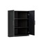 Homeroots 31in Black Wood Corner Accent Cabinet 693404 - alternate 3