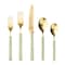 Mepra Fantasia Ice Gold Flatware Set - 5 Pieces - Sage 10S622005OI - alternate 1