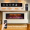 Edendirect 86. 42in. 5120BTU Wall Mount Electric Fireplace, 750W/1500W, Heat 400 sq. ft, Blower Heat, Remote ZR-BI84 - alternate 4