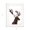 Homeroots Deer in the Forest 1 White Framed Print Wall Art 405096 - alternate 2