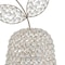 Homeroots 18" Silver Faux Crystal and Silver Decorative Pear Tabletop Sculpture 379772 - alternate 3