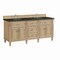 James Martin Vanities Lorelai 72" Double Vanity, Whitewashed Oak, w/ 3 CM Phantome Eclos Top 424-V72-WWO-3PHT - alternate 6