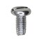 Auveco 8-32 x 3/8in Slotted Pan Head Type F Zinc Thread Cutting Screw, 100PK 5291 - alternate 1