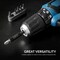 Neiko Impact Socket Adapter and Magnetic Bit Holder Set, 4-Piece Set, CR-V Steel 00244A - alternate 3
