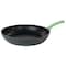 Oster Rigby 9.5 Inch Aluminum Nonstick Frying Pan in Green with Pouring Spouts 127541.01 - alternate 1