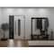 Vdomdoors Front Exterior Aluminum Door Ronex0521 Black Prehung Entry Steel Metal Modern Painted W36+12xH80 RONEX0521EXD-BLK-W36+12xH80-RH-I - alternate 3