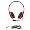 Califone On-Ear Headset with Gooseneck Microphone, 3.5mm, Red KH-08GT RD - alternate 1