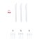 Smarty Had A Party Medium Weight Disposable Plastic Knives, 1000PK 753-CASE - alternate 4