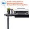 Motionwise Standing Desk, 24 in x48", Adjust Height 28" to 48", Blk Top, Lt Gray Frame SDG48B - alternate 4