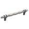 Amerock London 6-5/16 in 160 mm Center-to-Center Satin Nickel/Black Chrome Cabinet Pull BP36650G10BCR - alternate 1