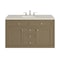 James Martin Vanities Chicago 48" Sgl Vanity, Walnut Whisper, w/ 3 CM Siberian Silestone Top w/FreePower Wireless Charger 503-V48-WLW-FSFR - alternate 5