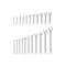 Tekton Stubby and Standard Length Combination Wrench Set, 22-Piece (1/4 - 3/4 in.) WCB90909 - alternate 1
