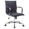 Leisuremod Harris Faux Leather Office Chair, Black HO19BLL - alternate 1
