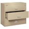 Fireking 38-15/16" W 3 Drawer Fire-Resistant Lateral File Cabinet, Parchment, Letter/Legal 3-4422-CPA - alternate 3
