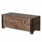Vintiquewise Rustic Wooden Storage Trunk Bench for Decortive Organization or Seating QI004861.L - alternate 2