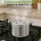 Nutrichef 8 Qt Heavy-Duty Stockpot with Stainless Steel Lid NCSPT8Q - alternate 3