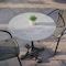 Flash Furniture TopGuard 31.5" Round Gray Faux Concrete Outdoor Tabletop with Seamless Surface Technology ST-RD800B-1-M-3A-CM-GY-GG - alternate 5