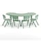 Flash Furniture 5 PC Plastic Activity Table and 4 Chairs Set, 10.5 in Seat Height-Sage YU-YCX-0043-2-MOON-TBL-SAGE-E-GG - alternate 6