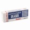 Pentel Hi-Polymer Eraser, For Pencil Marks, Rectangular Block, White, 10PK ZEH10PC10 - alternate 4