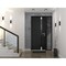 Vdomdoors Steel Door Cynex 6777 Black Sidelight Exterior Window Stainless Inserts Single Modern Painted-W32+1 CYNEX6777EXD-BLK-W32+14 x H80-Right-hand Outswing - alternate 5