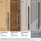 Amerock Urbanite 6-5/16 in 160 mm Center-to-Center Polished Chrome/Brushed Matte Black Cabinet Pull BP77816026BMB - alternate 3
