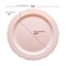 Smarty Had A Party Pink Vintage Round Disposable Plastic Dinnerware  Set (120 Dinner Plates+120 Salad Plates), 240PK 860PNKVP-CASE - alternate 5