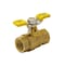 Proline Series Brass 1/2-in FIP x 1/2-in FIP Ball Valve - Tee Handle 107-823THN - alternate 1