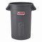 Suncast Commercial Injection Molded Utility Trash Can, 32 gal, Plastic/Resin, Gray TCU32 - alternate 3